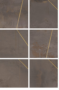 Decoro Linea Oro Abita Bronzo 20x20 Decoro Linea Oro Abita Bronzo 20x20